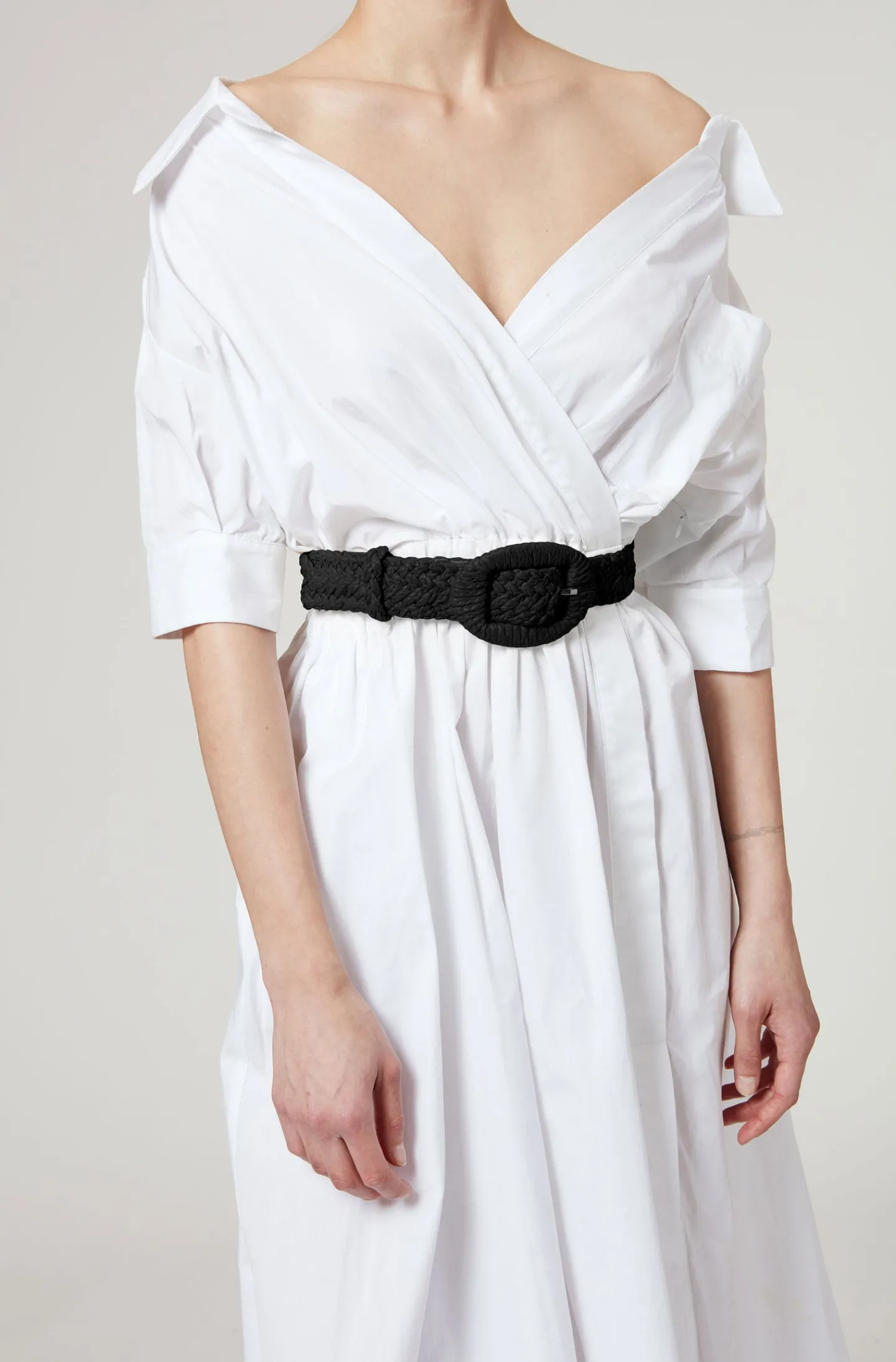 Altuzarra Belts*Raffia Belt Black