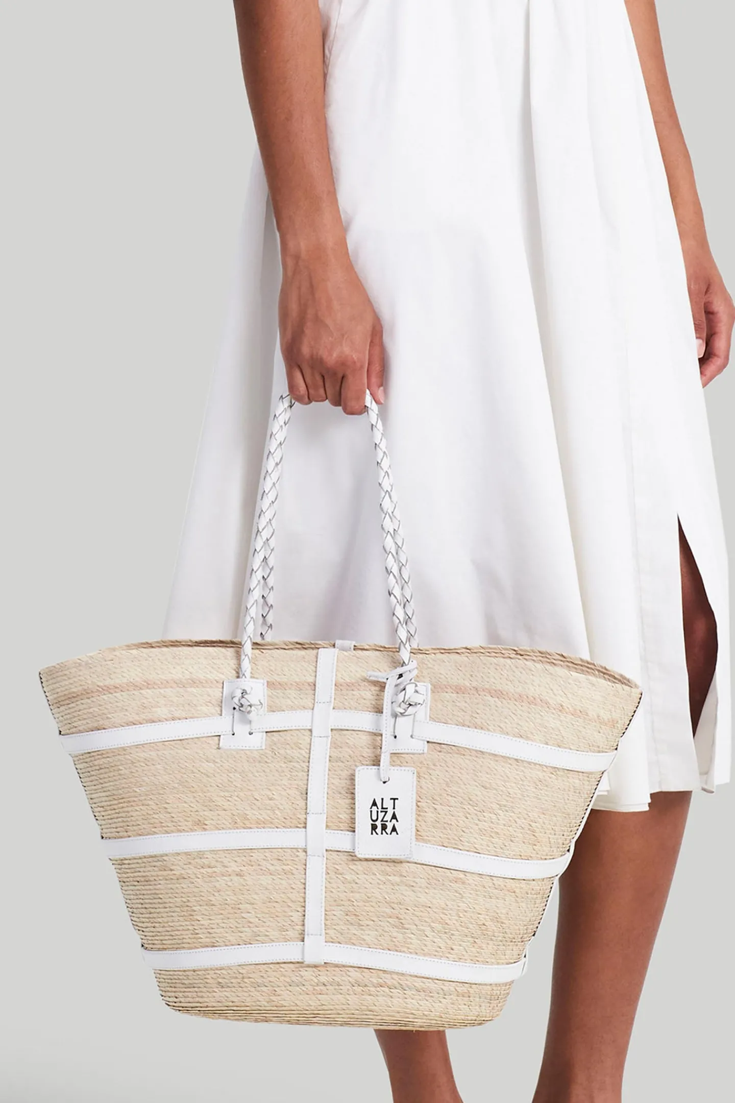 Altuzarra Handbags*Watermill' Bag Large Natural/White