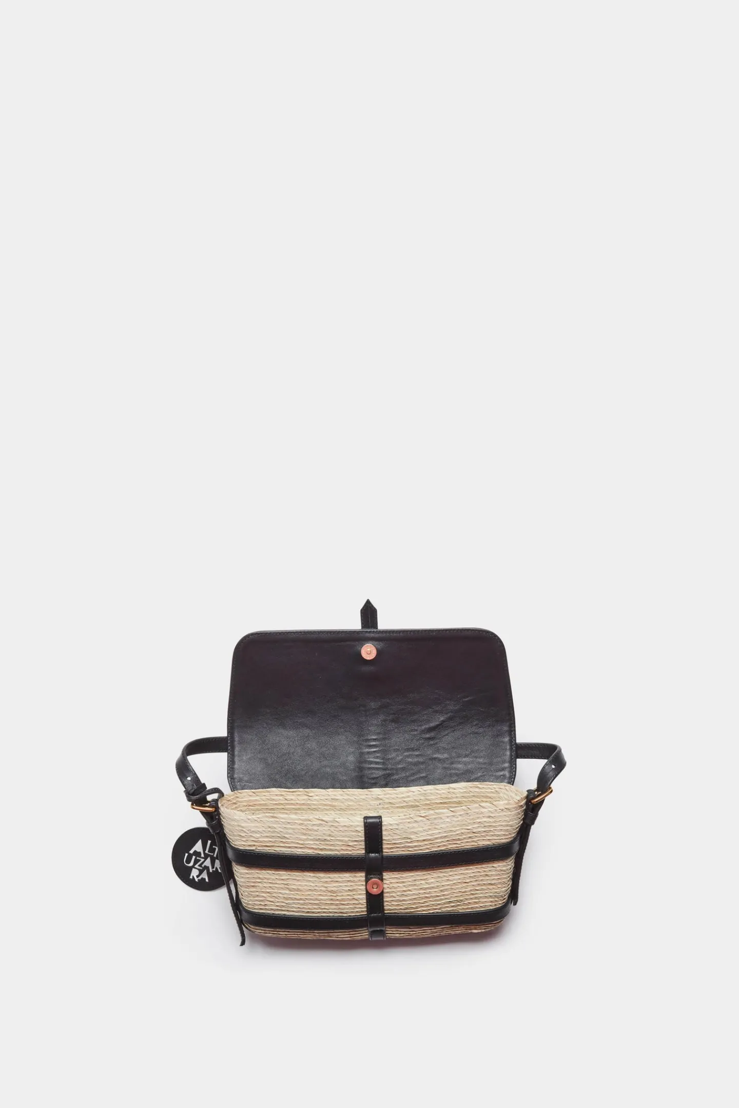 Altuzarra Handbags*Watermill Shoulder Leather Flap Natural/Black