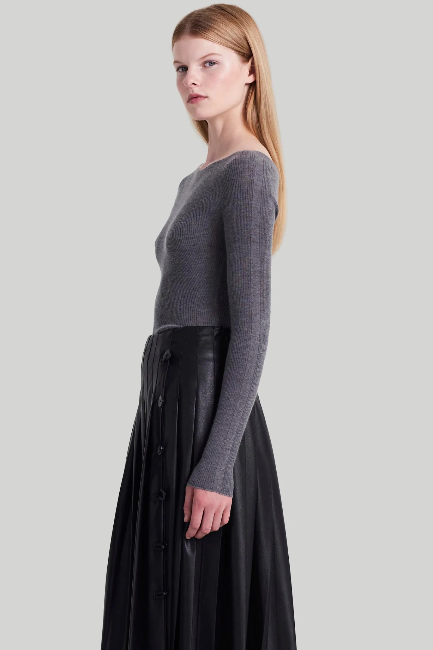 Altuzarra Knitwear|Tops*Lee Sweater CarbonMelange