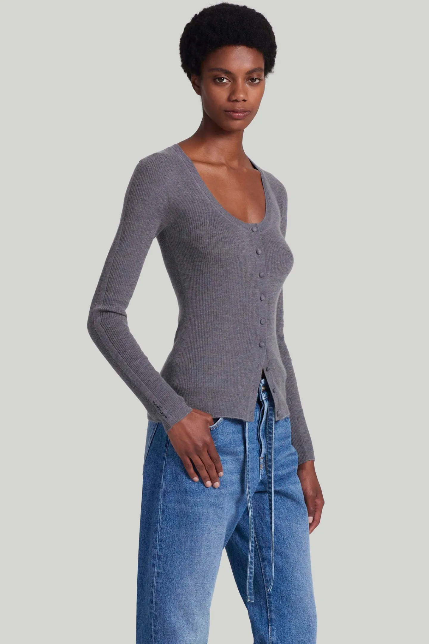 Altuzarra Knitwear|Tops*Jones Sweater CarbonMelange