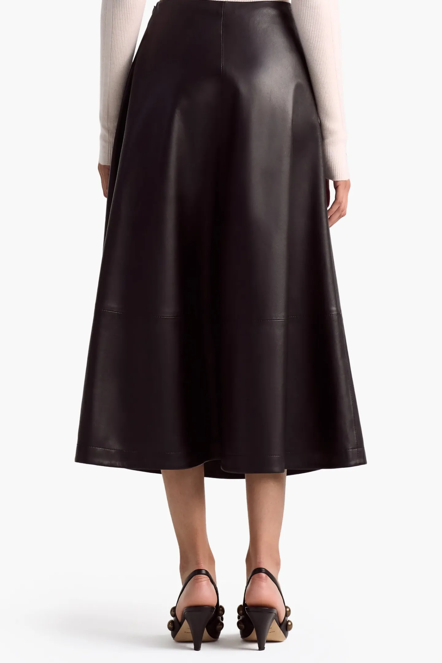 Altuzarra Skirts*Varda Skirt BlackLeather