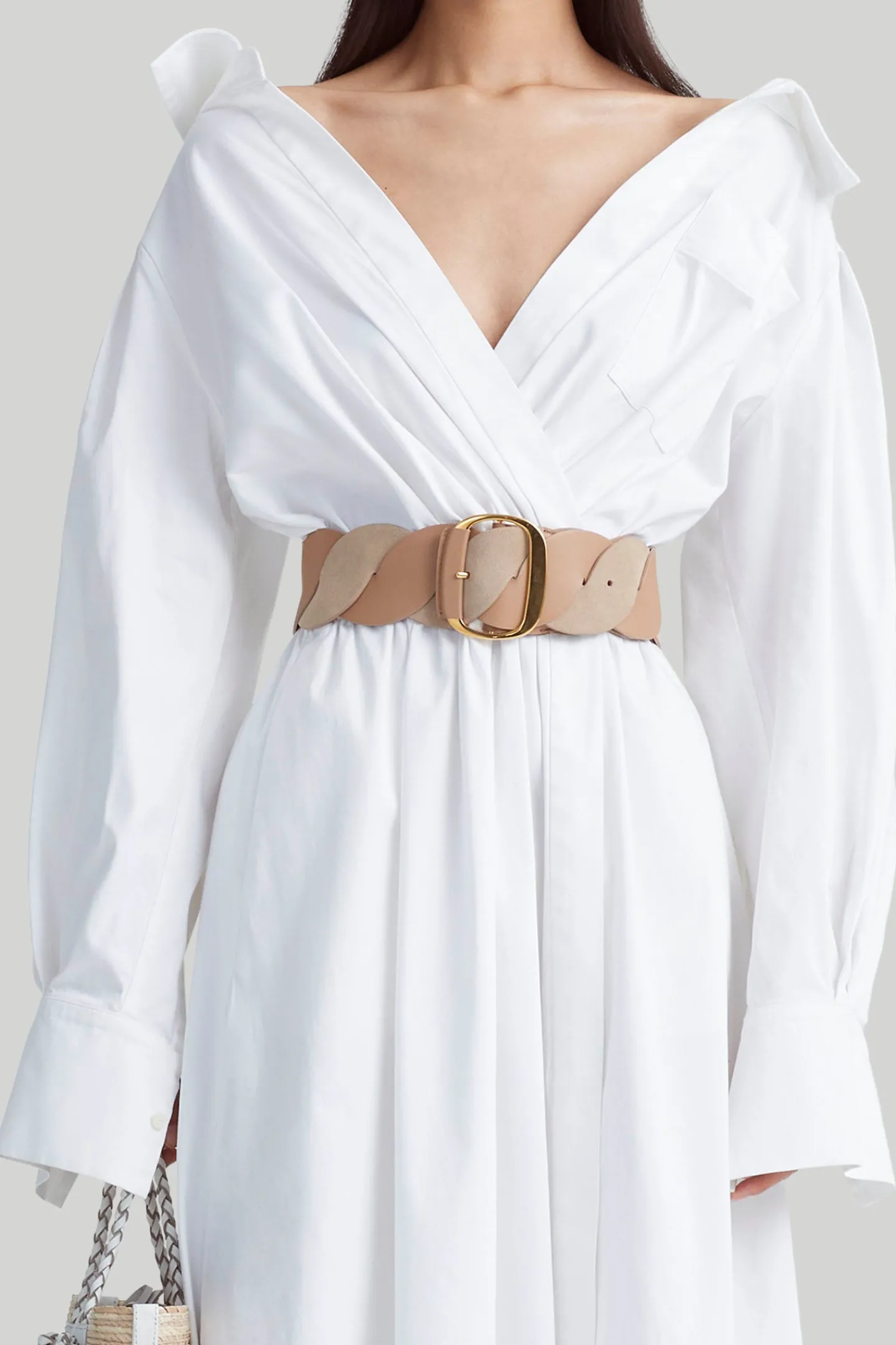 Altuzarra Belts*Twist Braid Belt Cappuccino