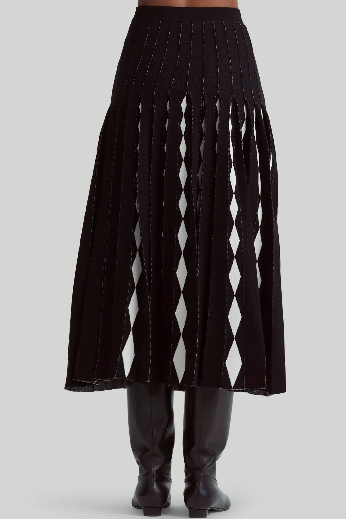 Altuzarra Knitwear*Cortes Skirt Black/Tapioca