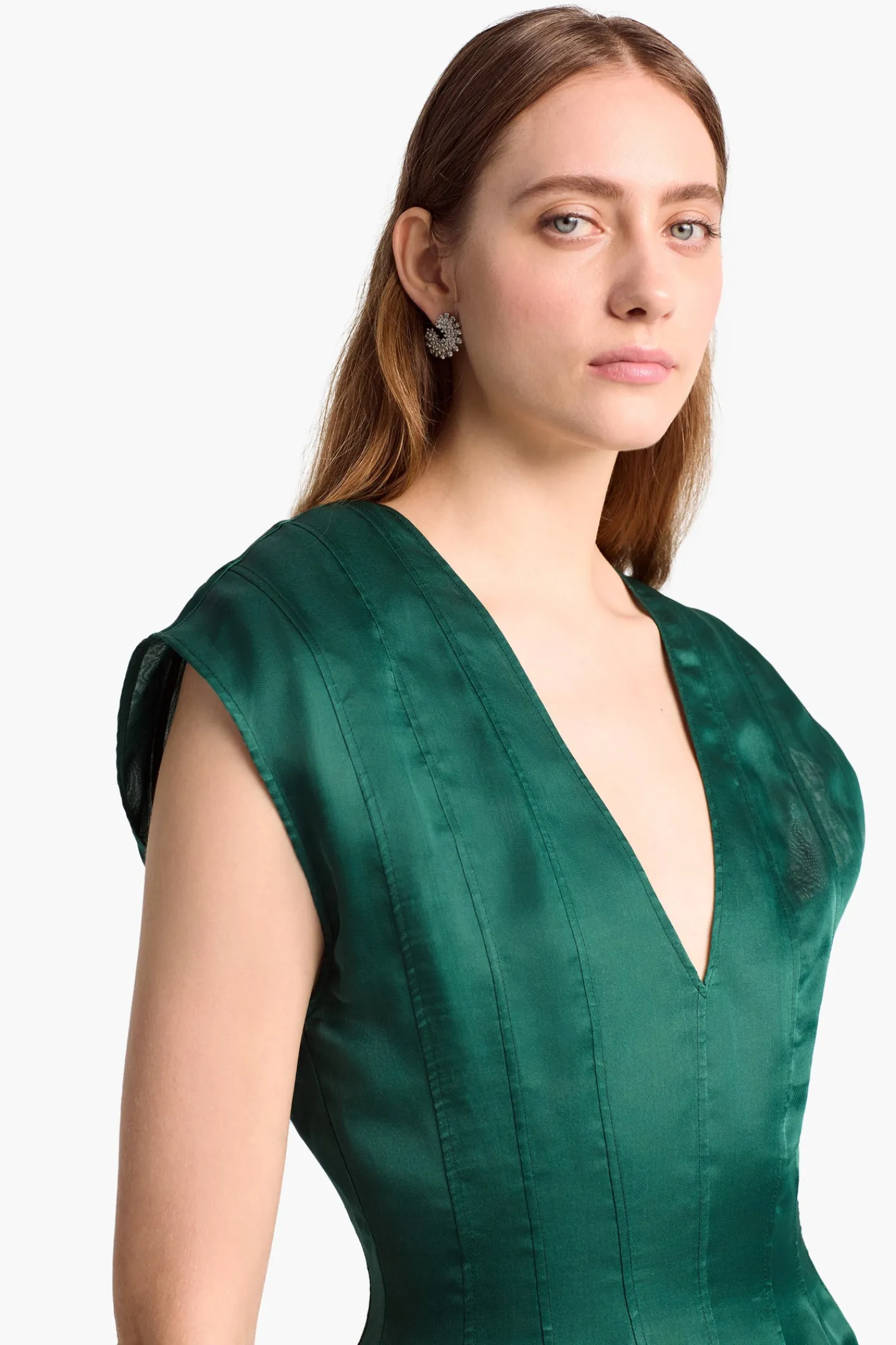 Altuzarra Jewelry*Beaded Huggie Earring ShinySilver