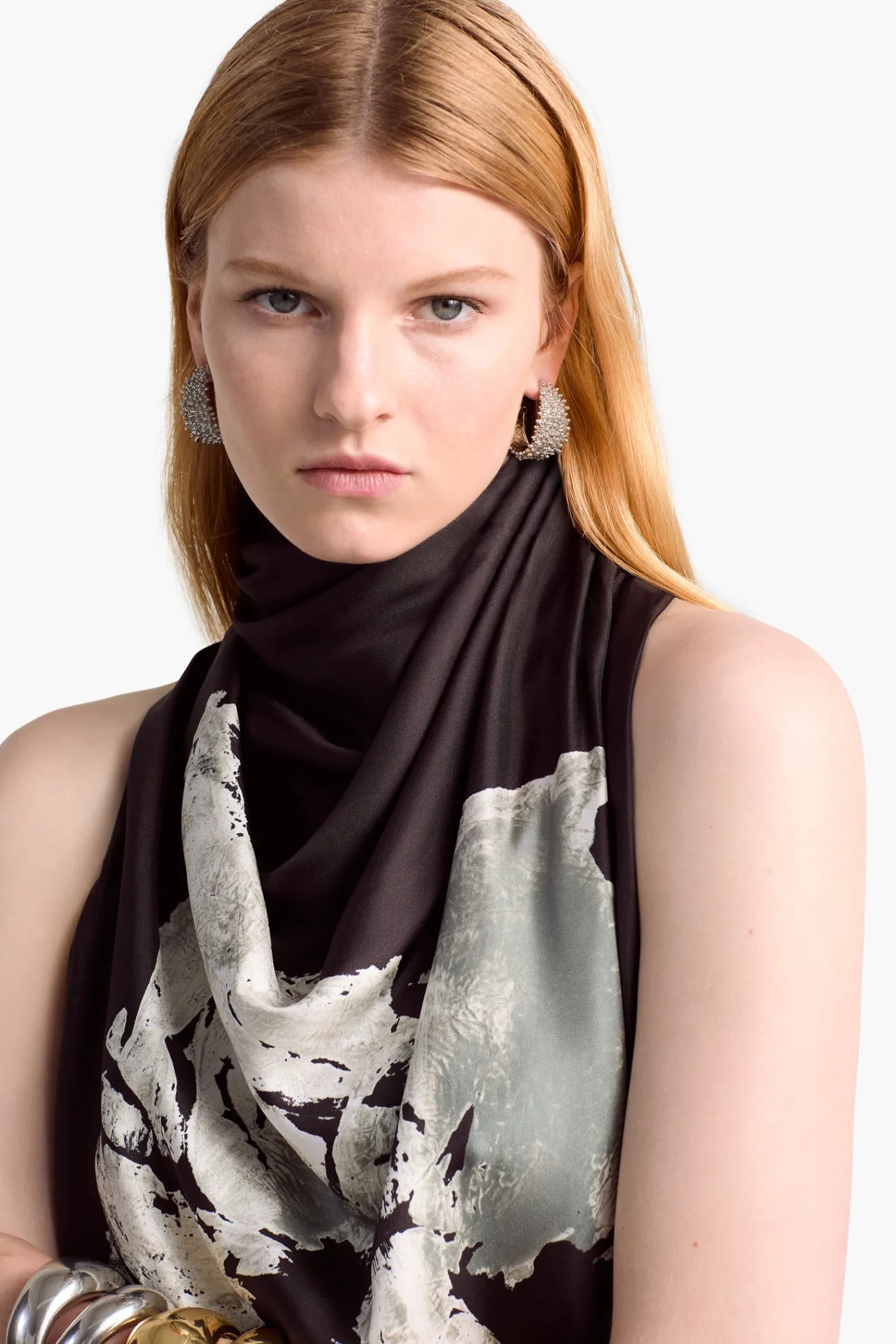 Altuzarra Jewelry*Textured Hoop Earrings ShinySilver