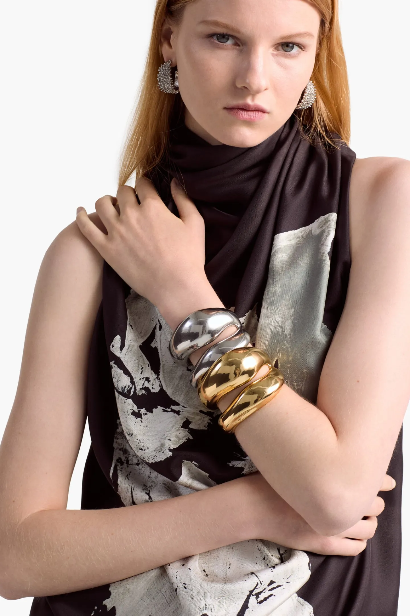 Altuzarra Jewelry*Sculptural Cuff ShinySilver
