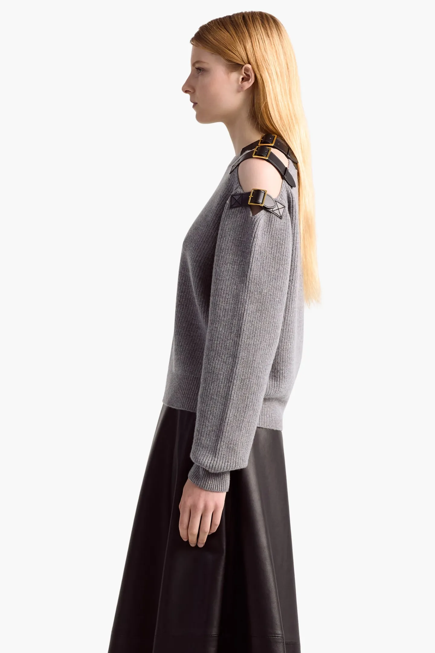 Altuzarra Knitwear|Tops*Ness Sweater LightGreyMelange