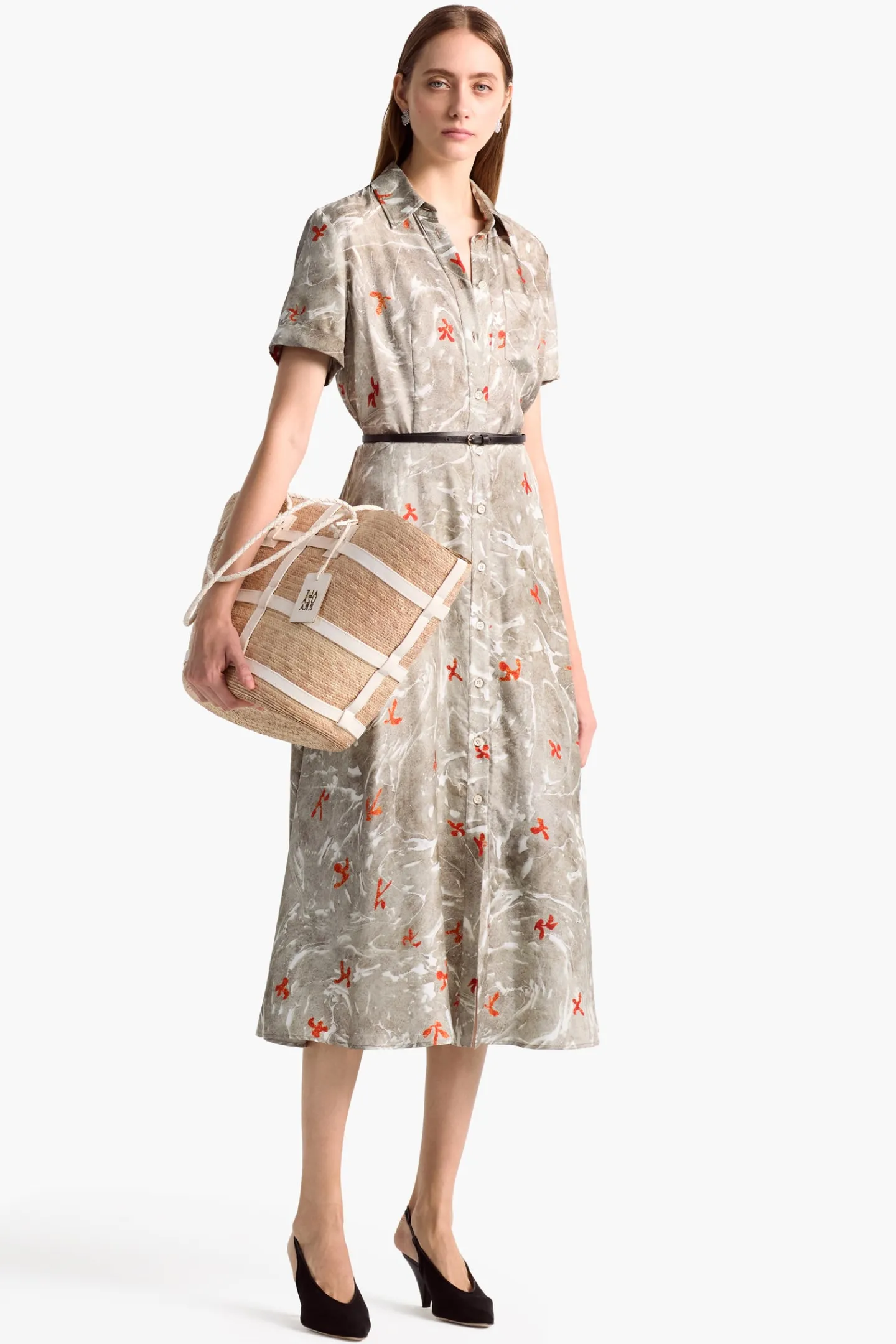 Altuzarra Dresses*Kiera Dress SmokedGlassMarbled