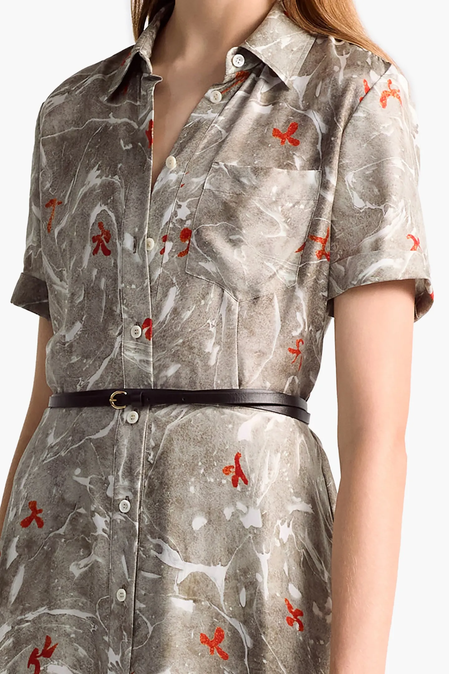 Altuzarra Dresses*Kiera Dress SmokedGlassMarbled