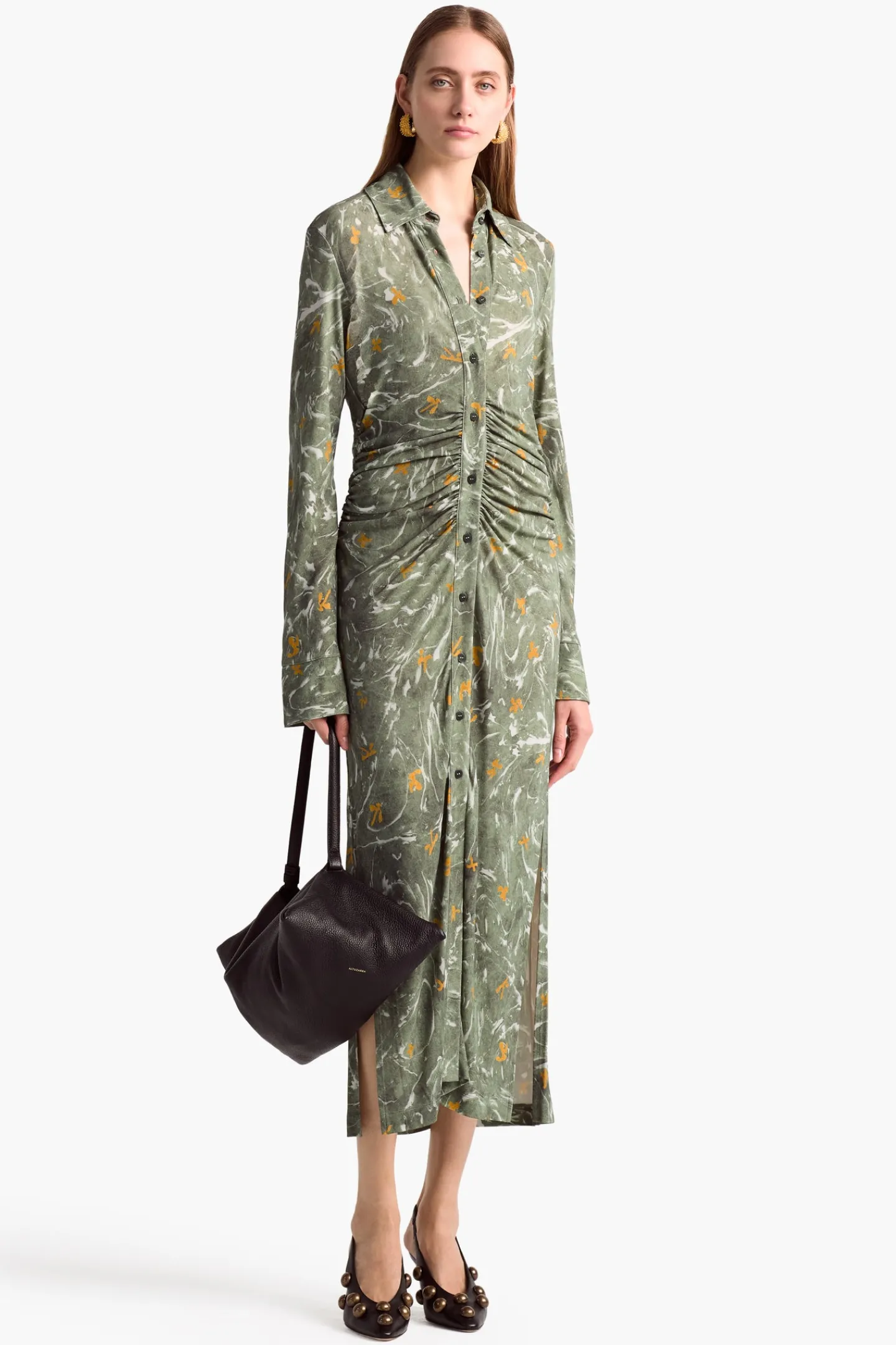 Altuzarra Dresses*Claudia Dress MonsteraMarbledFloral