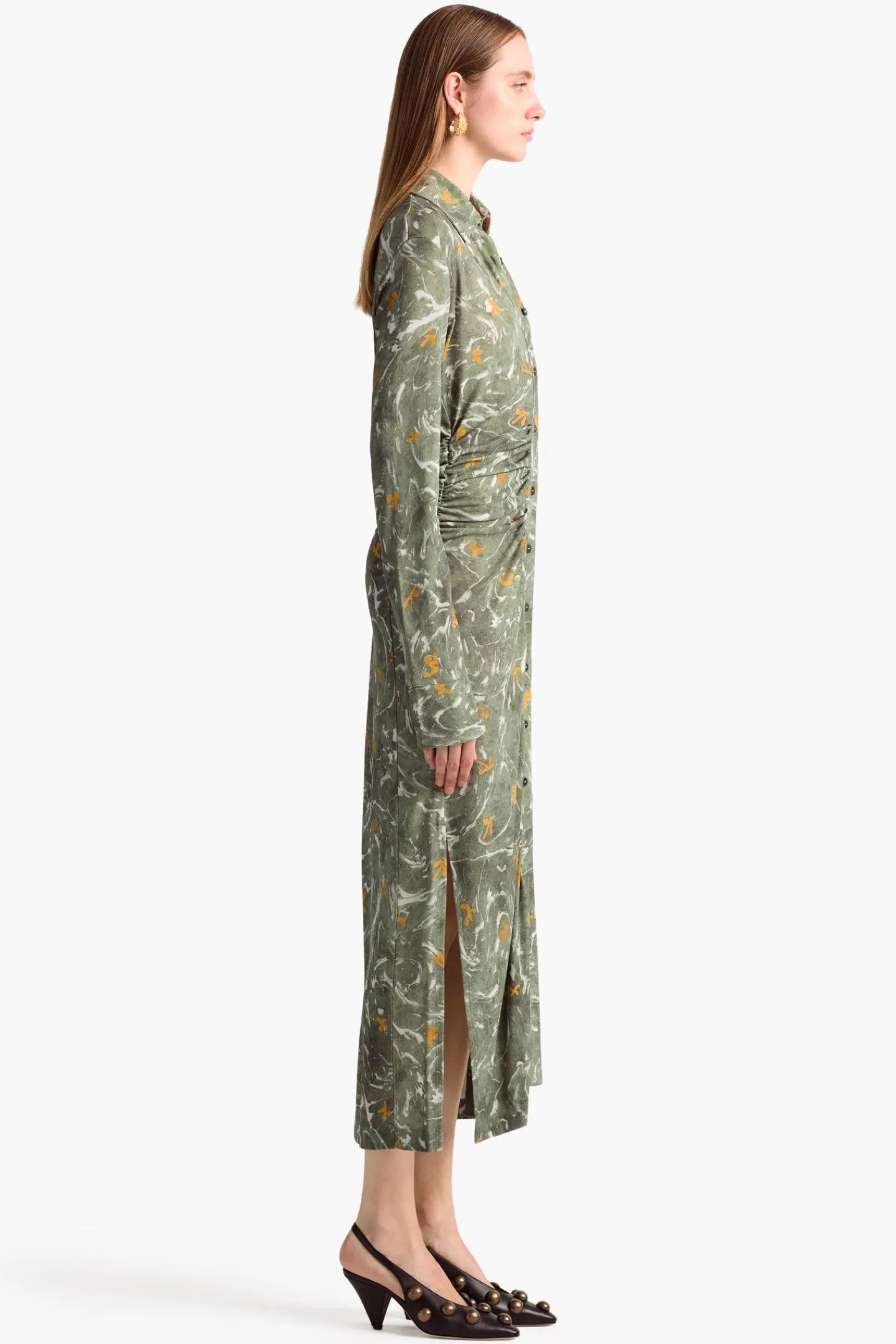 Altuzarra Dresses*Claudia Dress MonsteraMarbledFloral