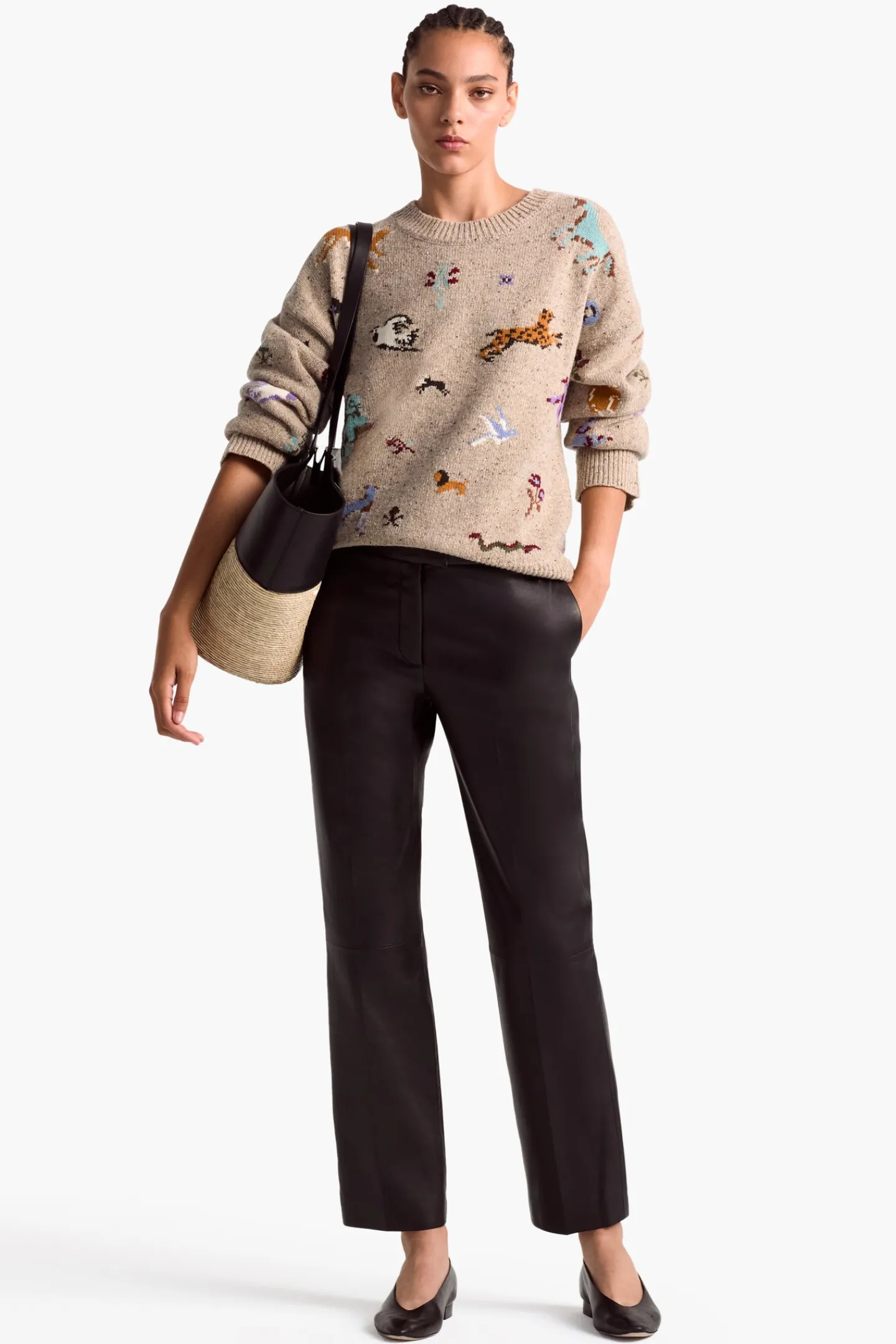 Altuzarra Knitwear|Tops*Mati Sweater HazelwoodMelange