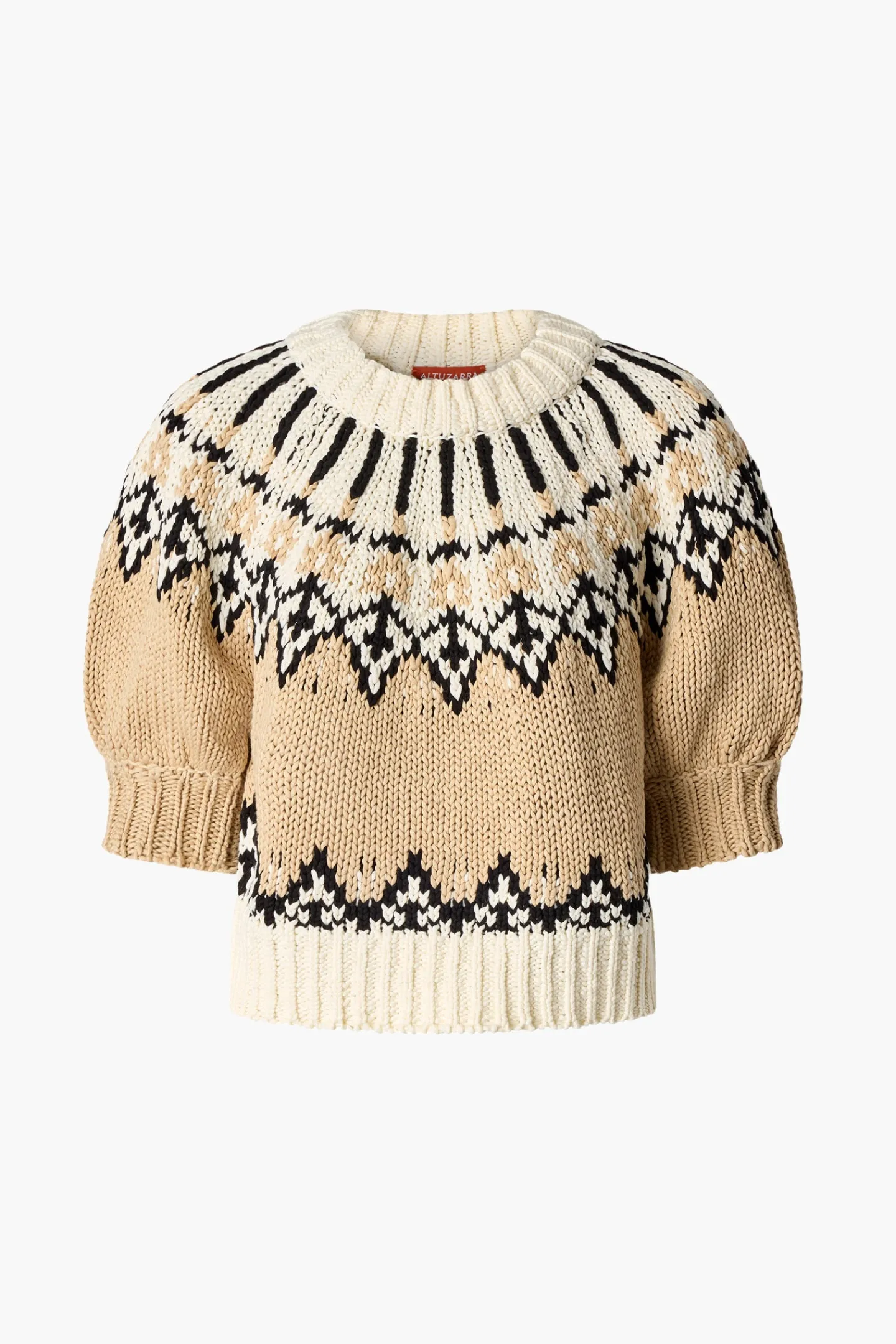 Altuzarra Knitwear|Tops*Marty Sweater IvoryFairisle